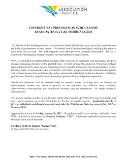 Diversity Bar Preparation Scholarship Application