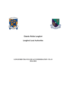 longford traveller accommodation draft plan 2014 &ndash; 2019