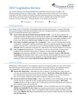 2017 Legislative Review