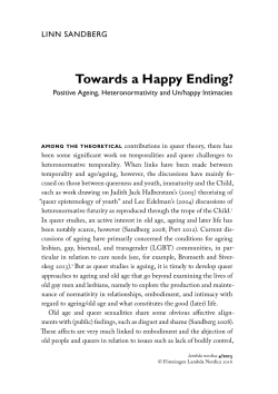 Towards a Happy Ending?