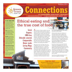 Ethical eating and the true cost of food