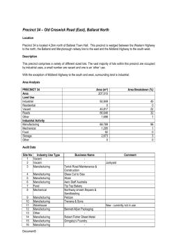 Precinct 34 &ndash; Old Creswick Road (East), Ballarat North