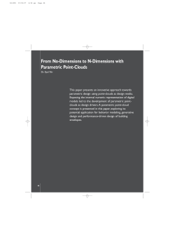 From No-Dimensions to N-Dimensions with Parametric Point