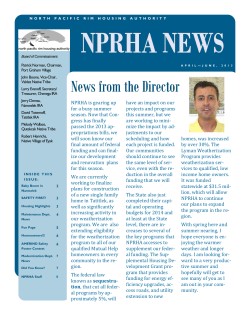 April-June 2013 Newsletter