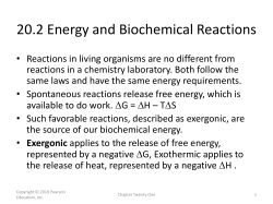 21.1 Energy and Life