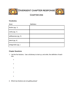 Divergent chapter response