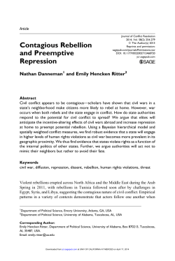 Contagious Rebellion and Preemptive Repression