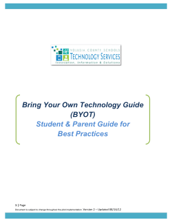 BYOT Guide - Volusia County Schools