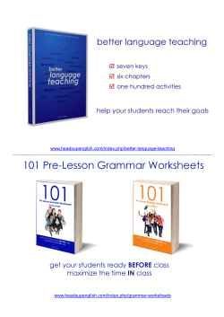 lesson for VOCABULARY