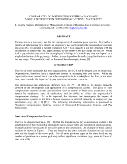 compa-ratio - Roanoke College