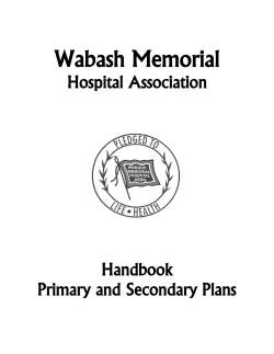 Handbook - Wabash Memorial Hospital Association