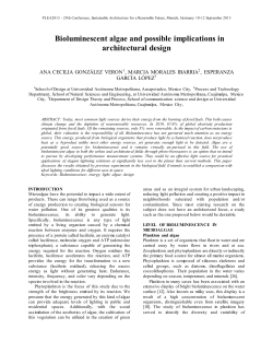 Bioluminescent algae and possible implications in