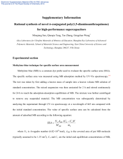 Supplementary Information - Royal Society of Chemistry