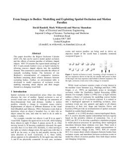 Modelling and Exploiting Spatial Occlusion and