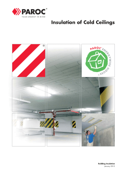 Insulation of Cold Ceilings