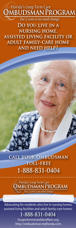 OmbudsmanProgram - Florida`s Long