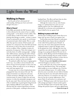 2016-03 Light from the Word