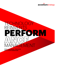Technology Reinvents Performance Management