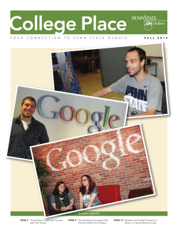 DuBois College Place Fall 2014 - PDF