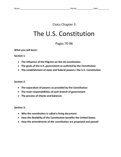 The U.S. Constitution