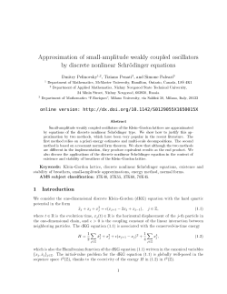 Approximation of small-amplitude weakly coupled oscillators by