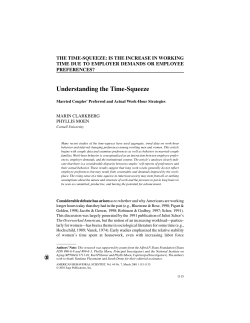 Understanding the Time-Squeeze