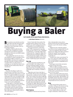 Buying a Baler - Angus Journal