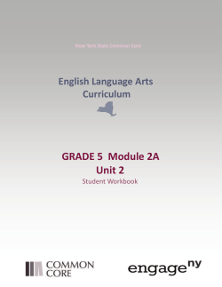 GRADE 5 Module 2A Unit 2