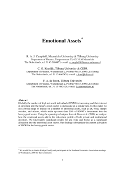 Emotional Assets