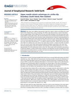 South Island, New Zealand - University of Colorado Boulder