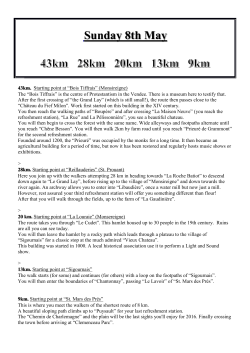 Sunday 8th May