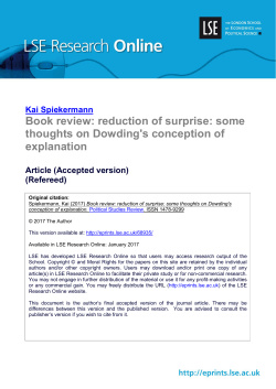 - LSE Research Online