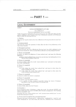 Fencing Amendment Local Law 2015