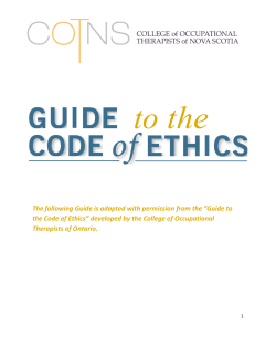 The following Guide is adapted with permission from the &ldquo;Guide to