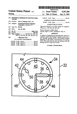 Graphical method of inputing time values