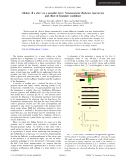 Friction of a slider on a granular layer