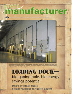 Loading Dock. Big Gaping Hole, Big Energy