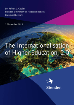 The Internationalisation of Higher Education, 2.0