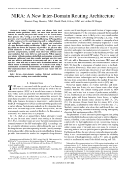 NIRA: A New Inter-Domain Routing Architecture