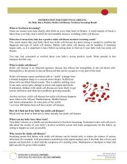 These are routine tests done shortly after birth on every baby born in