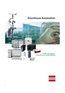 Greenhouse Automation.