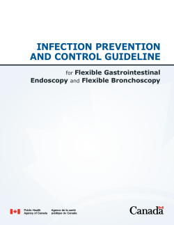 Infection prevention and control guideline for flexible