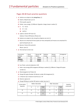 2 Fundamental particles Answers to Practice