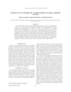 Structure of a new Al-rich phase