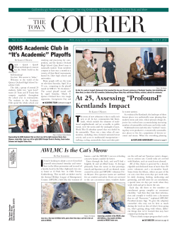 Cat`s Meow - Town Courier March 2014
