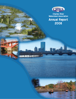FY2008 - Charles River Watershed Association