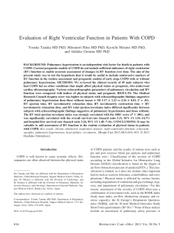 Evaluation of Right Ventricular Function in