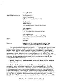 memorandum for