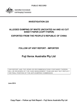 Fuji Xerox Australia Pty Ltd - Anti