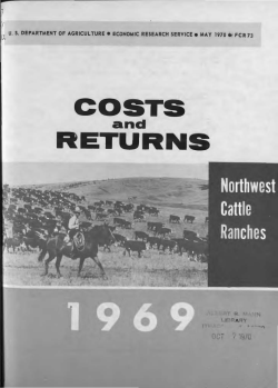 COSTS ETUR s - USDA Economics, Statistics and Market